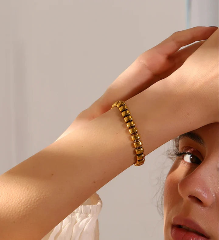 Durraj Gold Tone Stainless Steel